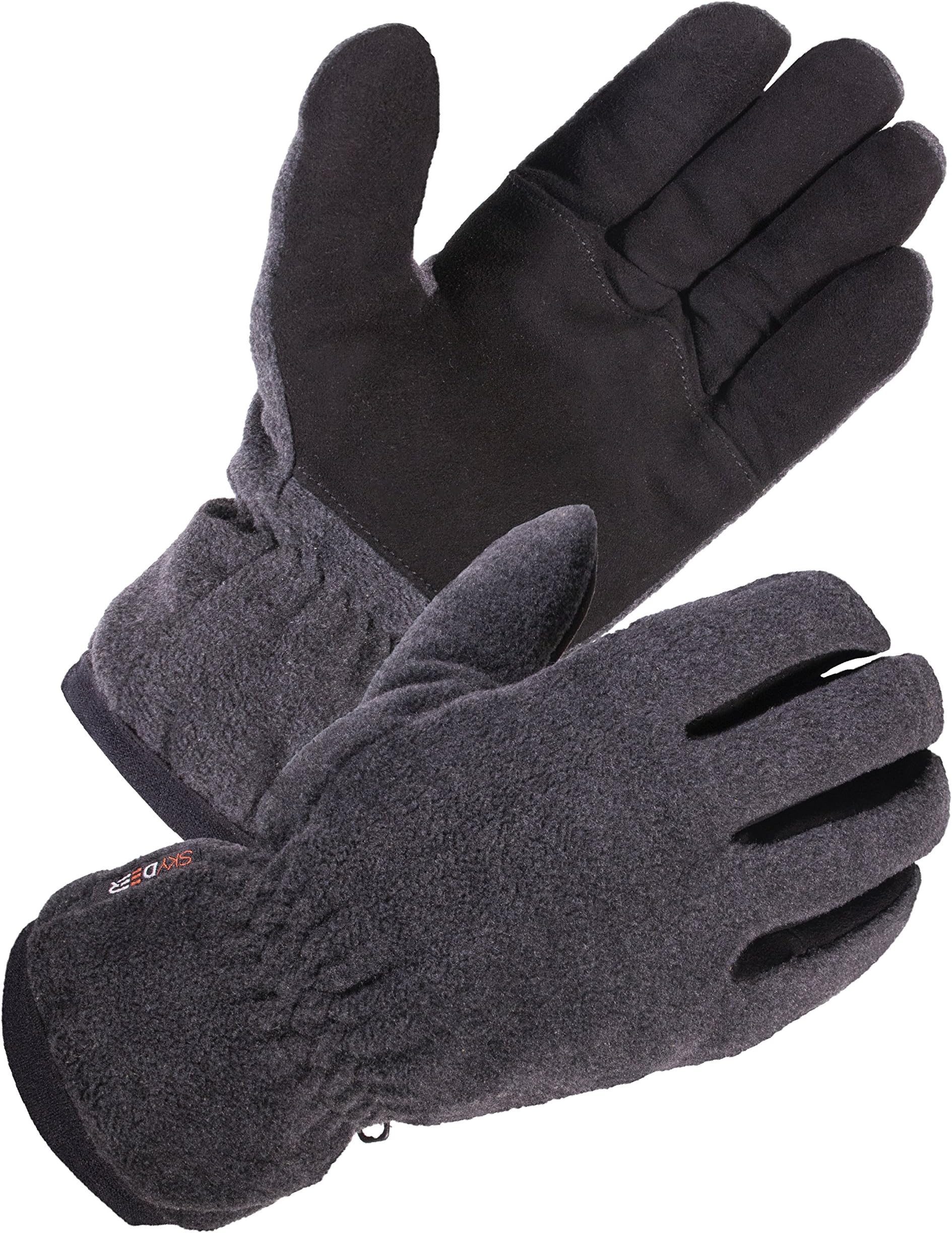 JIANYE Winter Gloves Men Women Touchscreen Thermal Windproof Cold Weather Gloves for Running Driving Skiing
