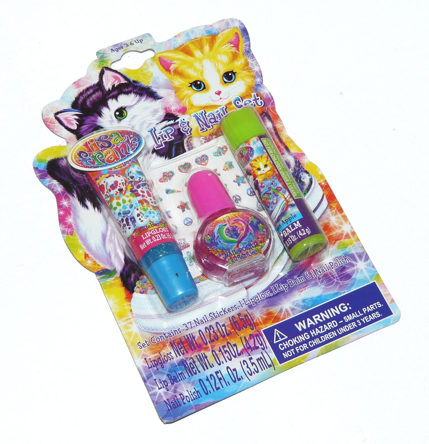 Lisa Frank Lip and Nail Set Health & Personal Care