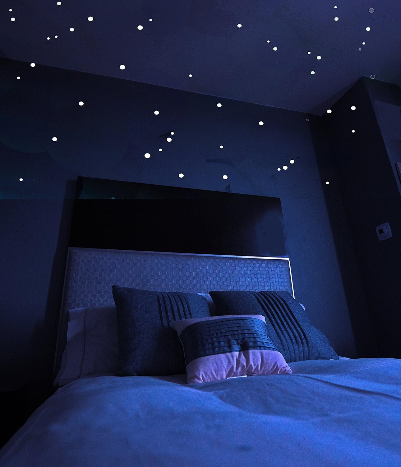 Glow in the Dark Star Stickers (528 pack) with Bonus Constellation Map