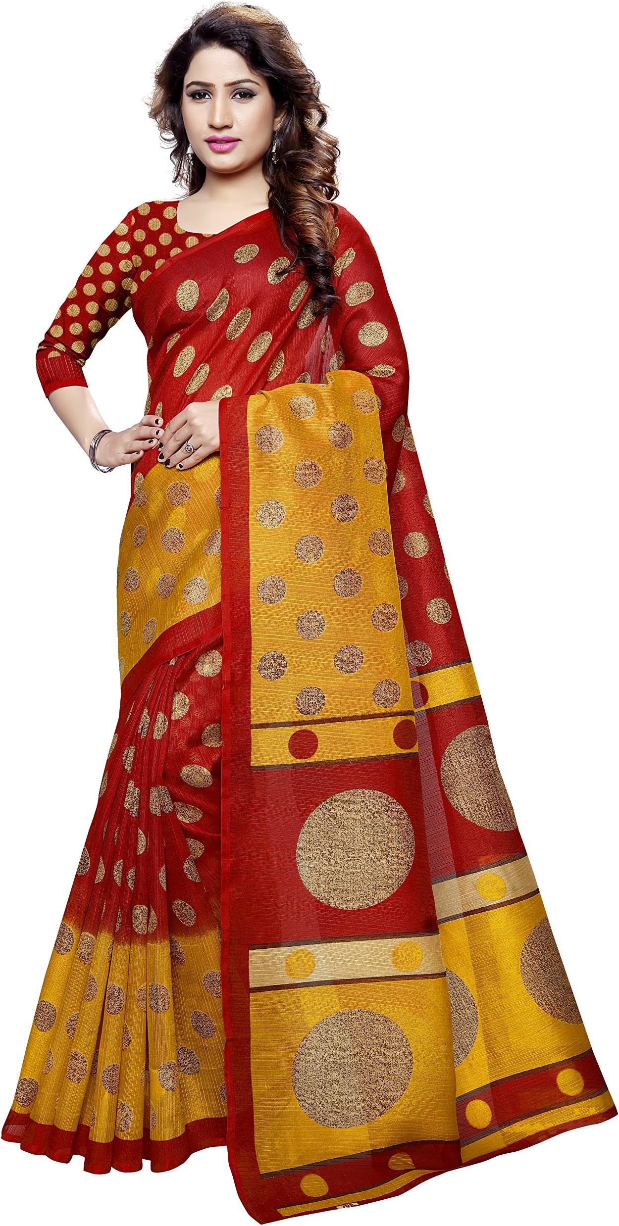 Payal Fashion Women's Semi-stitched Lehenga Choli in Net Fabric with Blouse and Dupatta (PFSR075, Orange, Free Size)