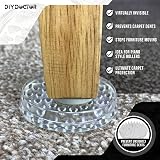 DIY Doctor Furniture Castor Cups Carpet Protectors Indentation Savers 8 Pack view 3
