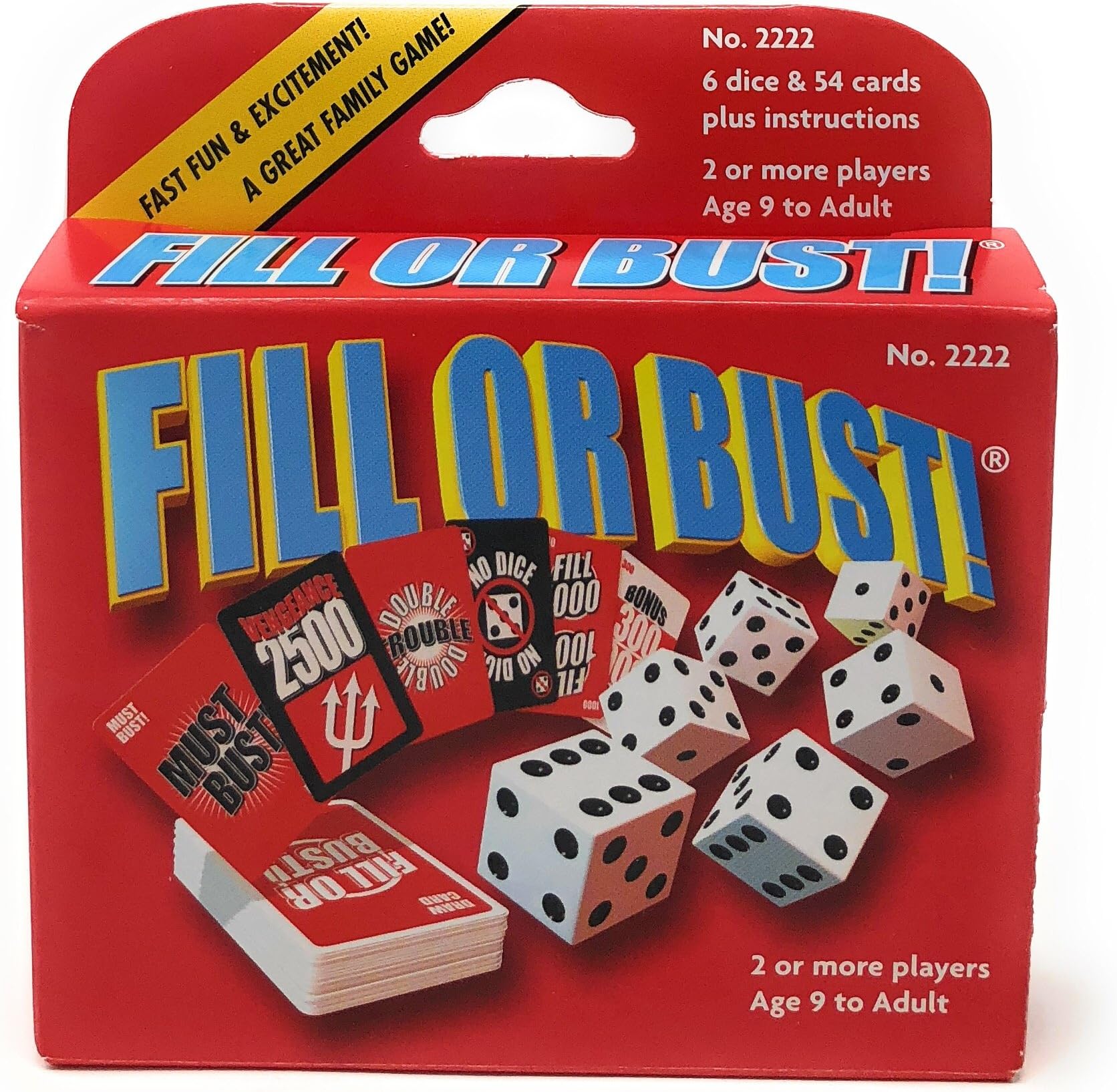 Bowman Games Fill or Bust Great Card and Dice Game