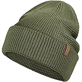 Warm Winter Beanie for Men & Women, Soft Merino Wool Blend Knit Hat, Slouch or Cuffed Style for Ski, Hiking & Outdoor Gift