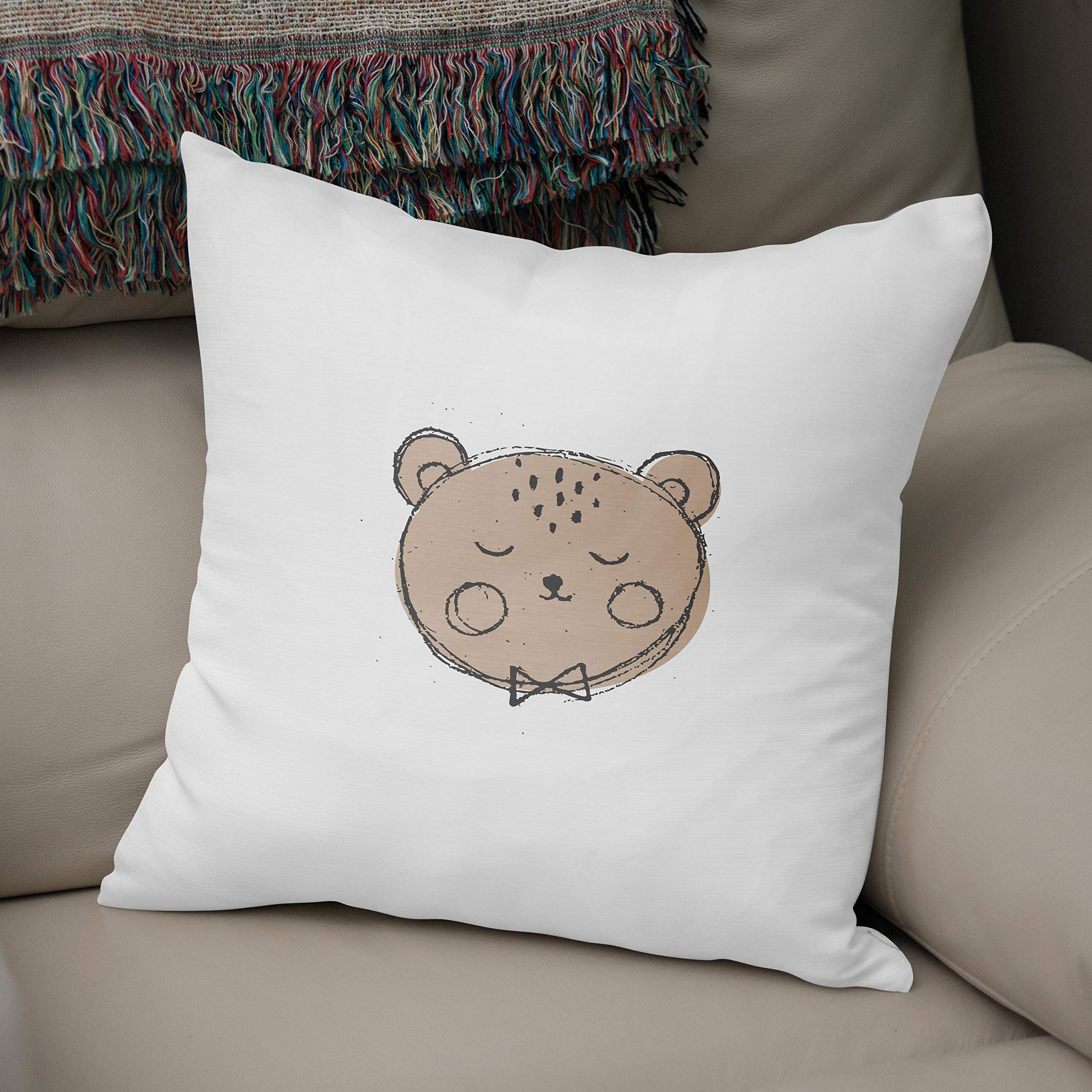 Bonamaison, Decorative Cushion Cover - 50% Cotton 50% Polyester - 43x43cm - Designed and Manufactured in Turkey