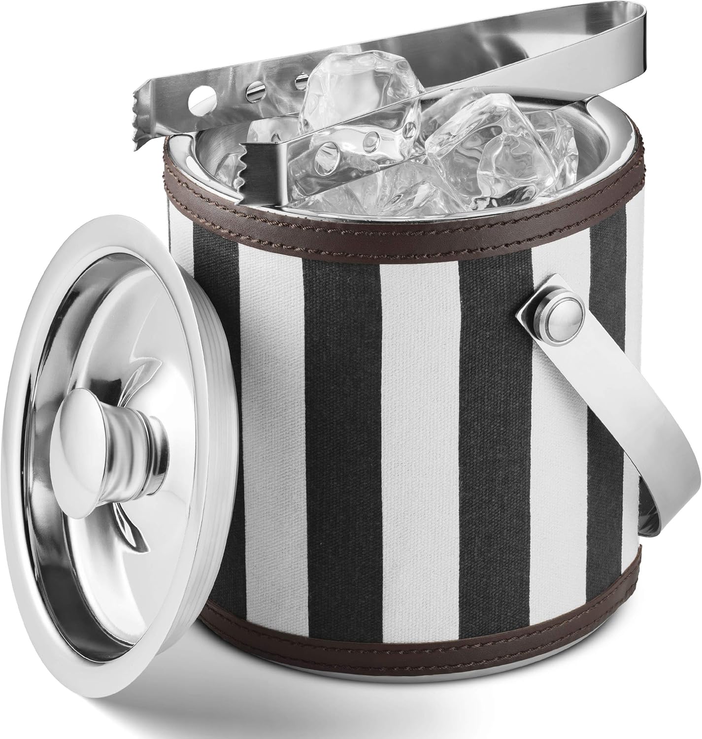 Mitbak Doubled Walled Ice Bucket with Ice Tongs Sleek