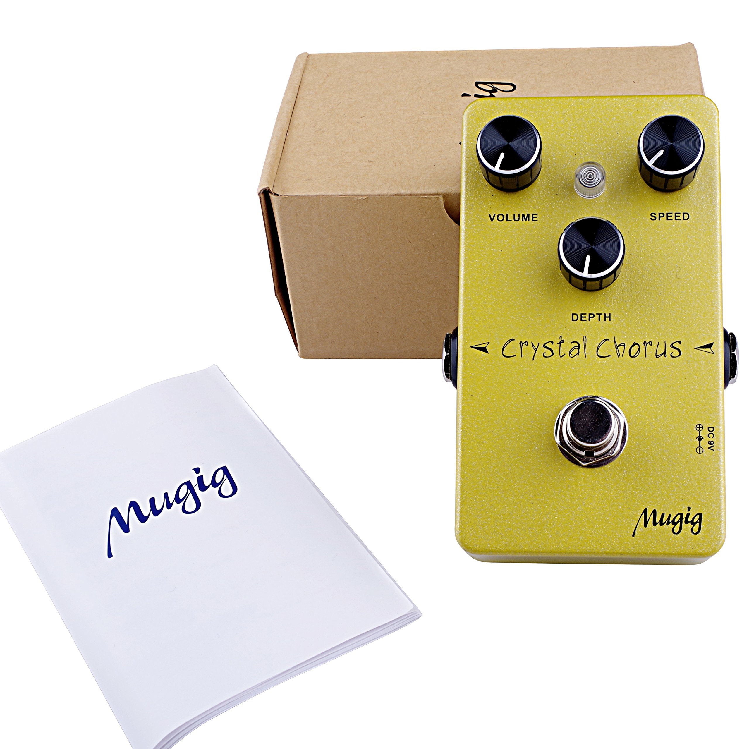 Chorus Pedale Effetto Chitarra Mugig, Chorus Classico per Chitarra Elettrica, Funzione True by pass