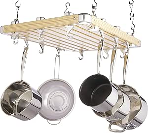 Kitchen Craft Master Class Deluxe - Colgador de Techo para ollas (61 x