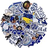 Xandova 15 Pcs Zeta Beta Phi Iron on Patches, &Zeta;&Phi;&Beta; Embroidered Applique Sew on Patches for Clothes Hats Backpacks Jackets T-Shirt