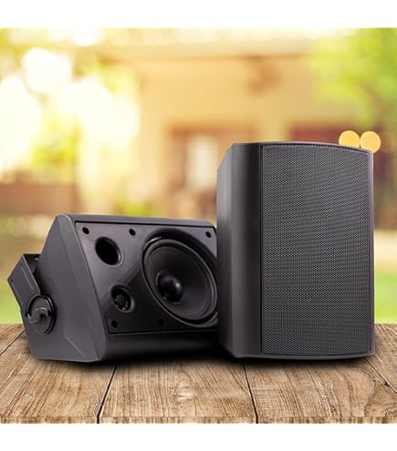 Amazon.com: Acoustic Audio AA321B Mountable Indoor Speakers 800