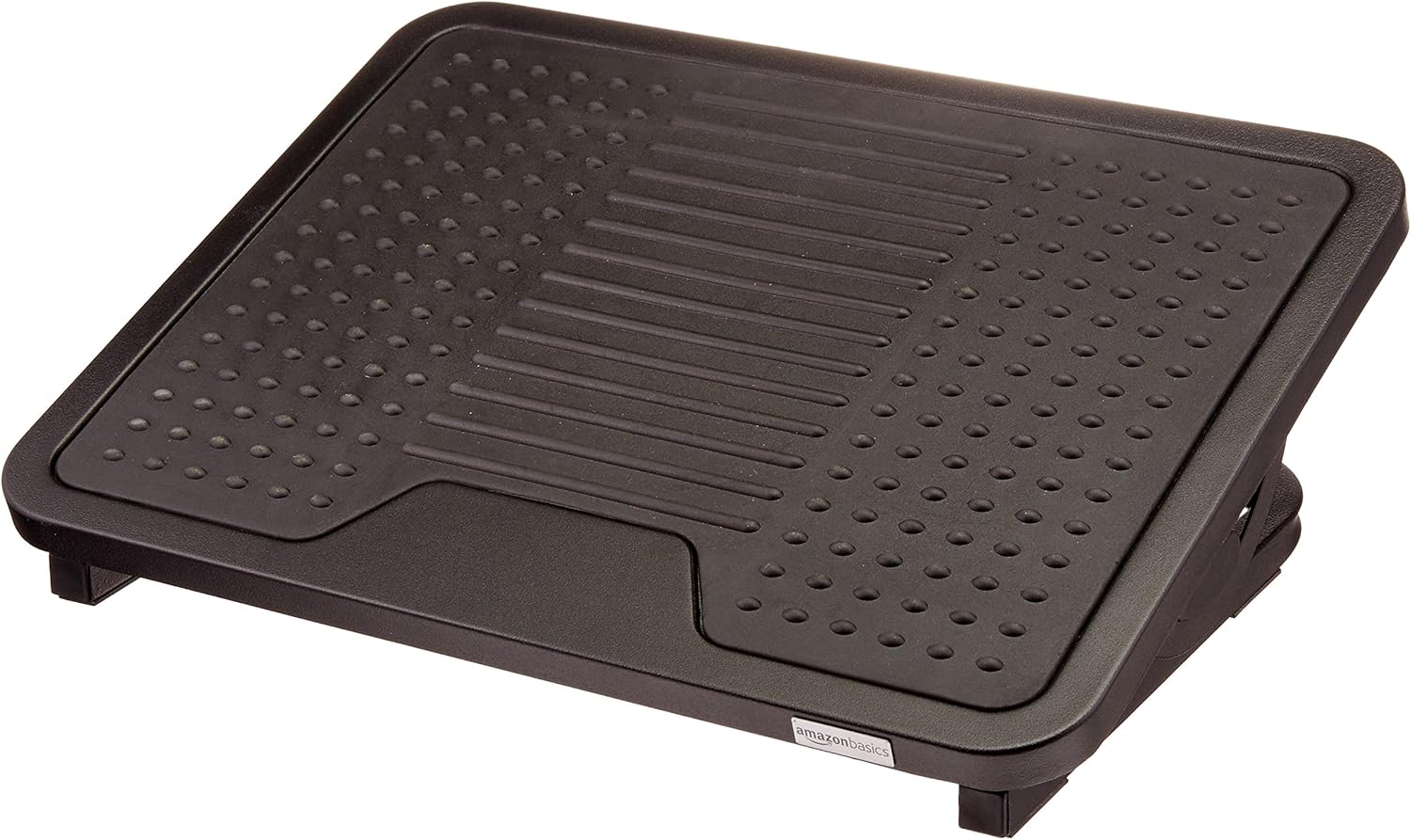 Basics Under Desk Foot Rest - Black : Office Products