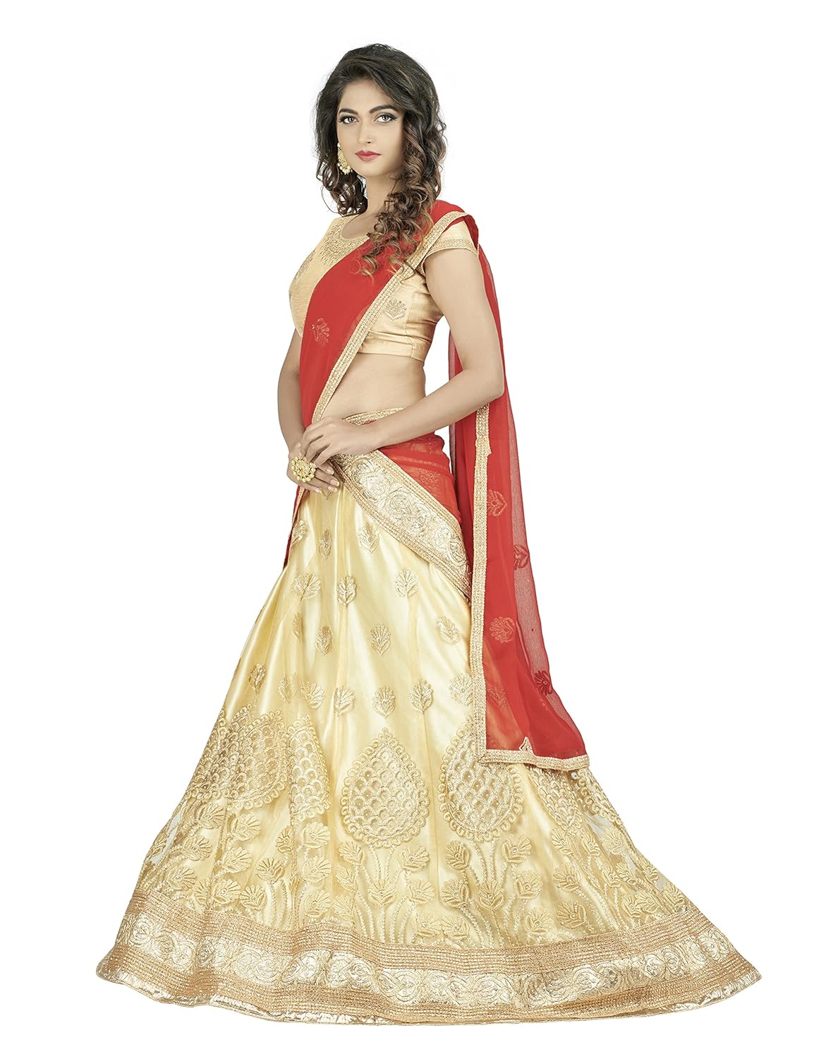 oomph! women's net dress material