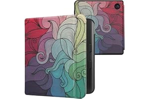 kwmobile Case Compatible with Kobo Libra Colour Case - eReader Cover - Multicolor Dark Pink/Blue/Green