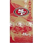 Northwest NFL Beach Towel, Quick-Dry, Soft & Absorbent Lightweight Travel Essentials for Pool or Bath, 40 x 72 inches