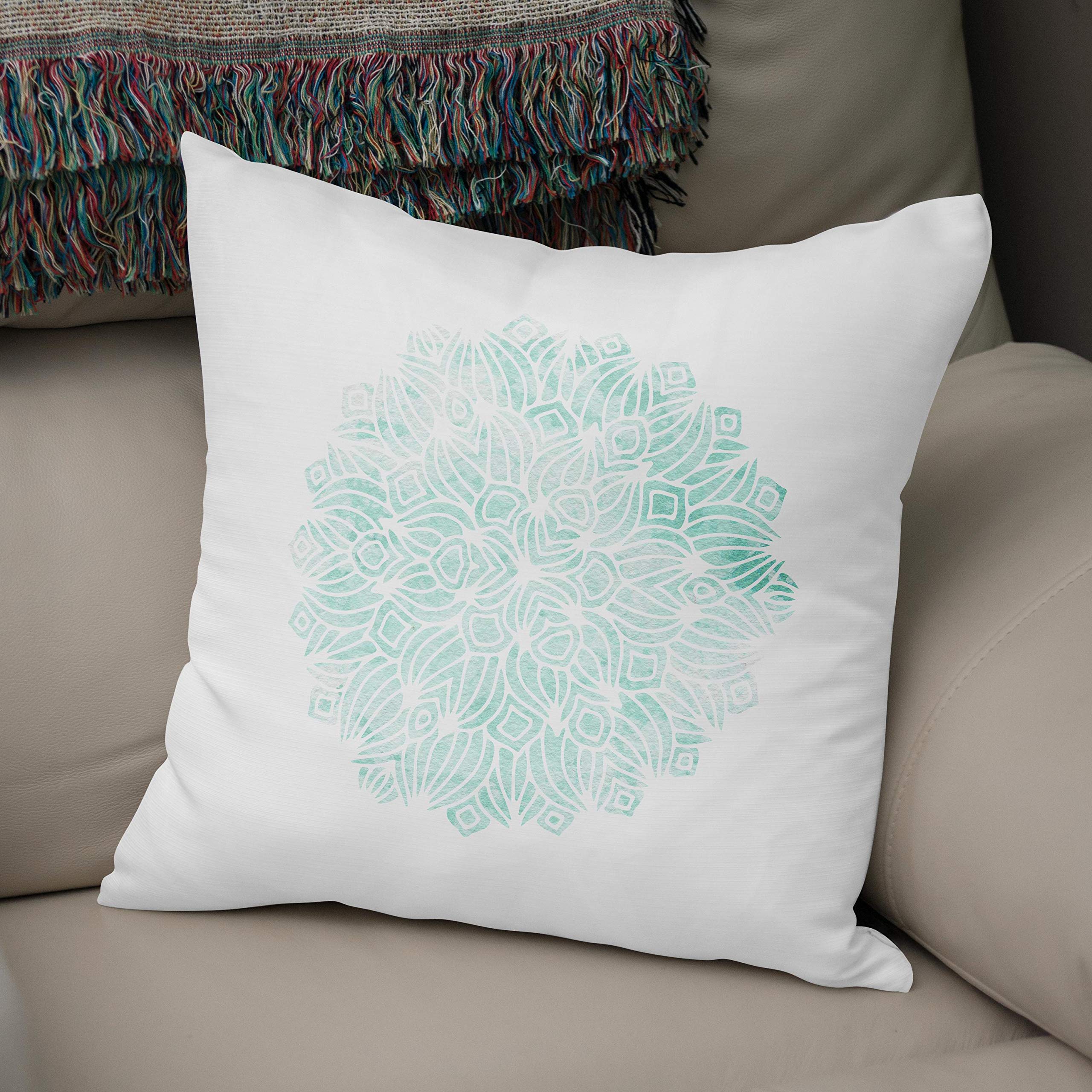 Bonamaison, Decorative Cushion Cover - 50% Cotton 50% Polyester - 43x43cm - Designed and Manufactured in Turkey