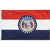 Annin Flagmakers Missouri State Flag USA-Made to Official State Design Specifications, 3 x 5 Feet (Model 142960)