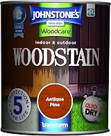 Johnstone's Interior Exterior Woodstain Antique Pine 750ml Weathershield UV