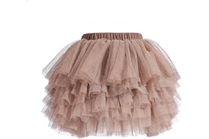 ELAMCCOR Tutu Skirt for Baby Girl Toddler 6 Layered Tulle Skirts 1-8T