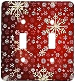 3dRose lsp_59045_2 Red and White Christmas