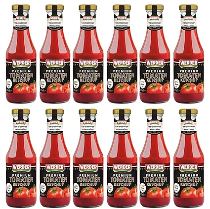 Werder 12 X Premium Tomaten Ketchup 450 Ml Amazon De Lebensmittel Getranke