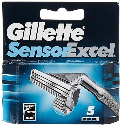 Gillette Sensor Excel Cartridge-5 Pieces