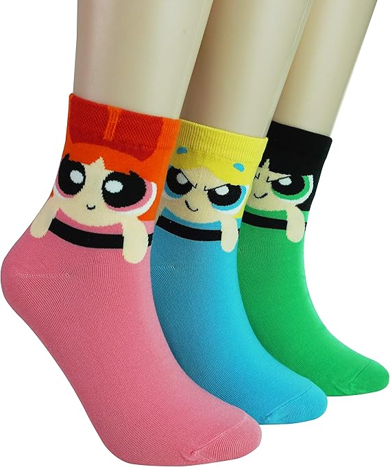 Powerpuff Girls Crew Socks Amazon.co.uk Clothing