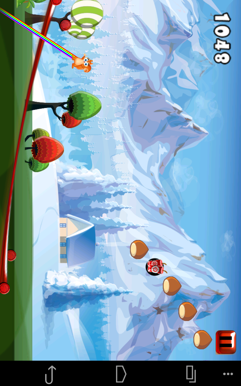 Flying Cute Squirrel Jump : The quest for infinite nut before winter comes - Gold Edition