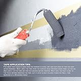 K-One Masking Tape Pack of 6 24mm x 50m for Painters Decorators DIY view 3