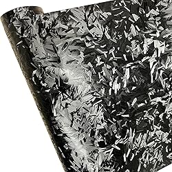 LZLRUN Forged Carbon Fiber Black Vinyl Wrap Roll