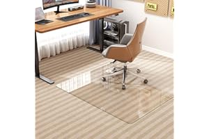 ANTOK 36" x 36" Carpet Chair Mats for Carpet & Hardwood - 1/4" Office Mat for Carpet, 1500lb Capacity, Scratch-Resistant, Floor Protector for Home & Office
