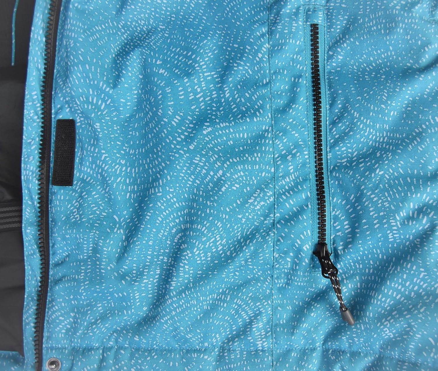 Pulse Women's Plus Size Extended Insulated Bevel Snow Ski Jacket: Clothing