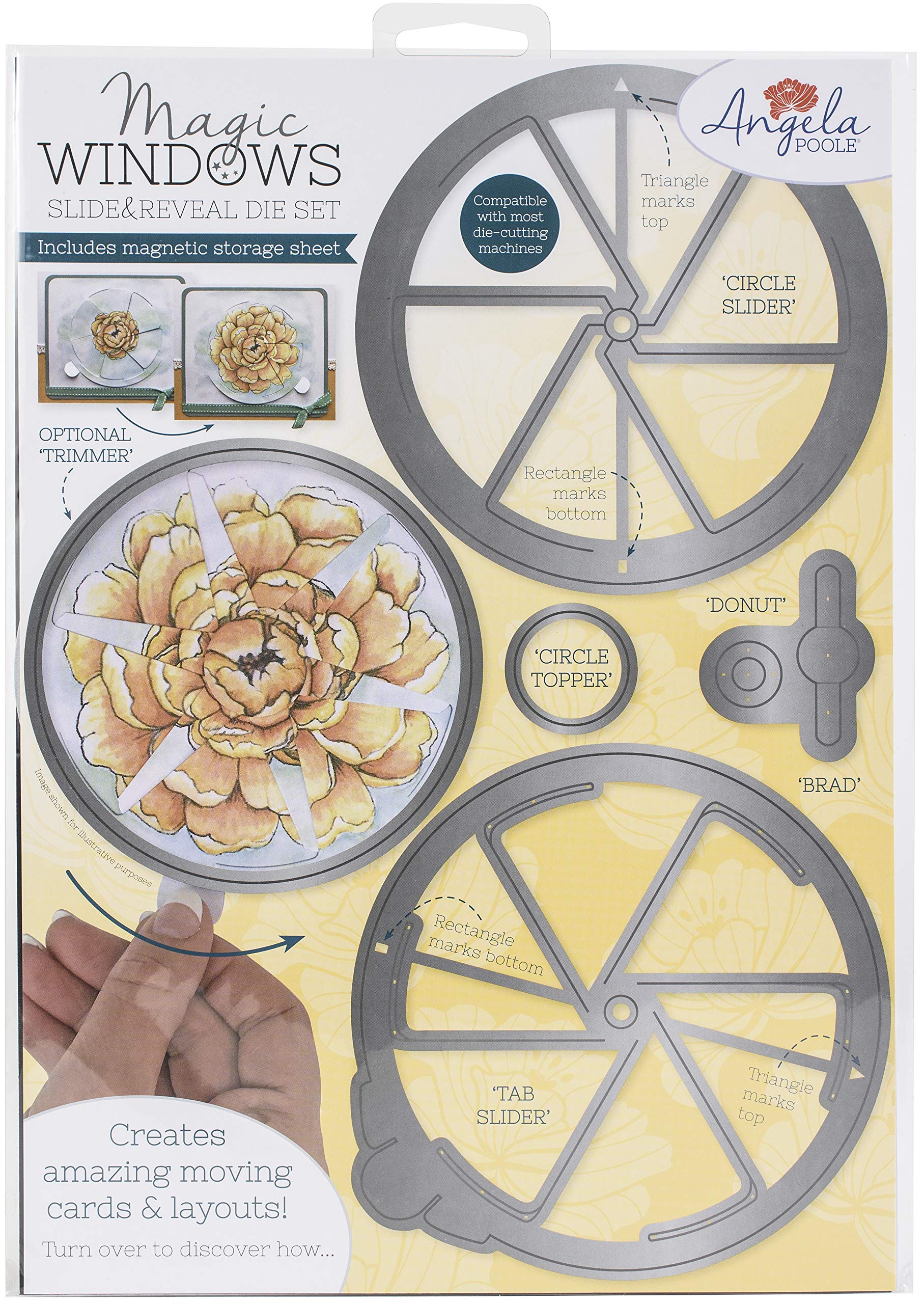 Angela Poole Magic Windows Slide & Reveal Die Set – Circle