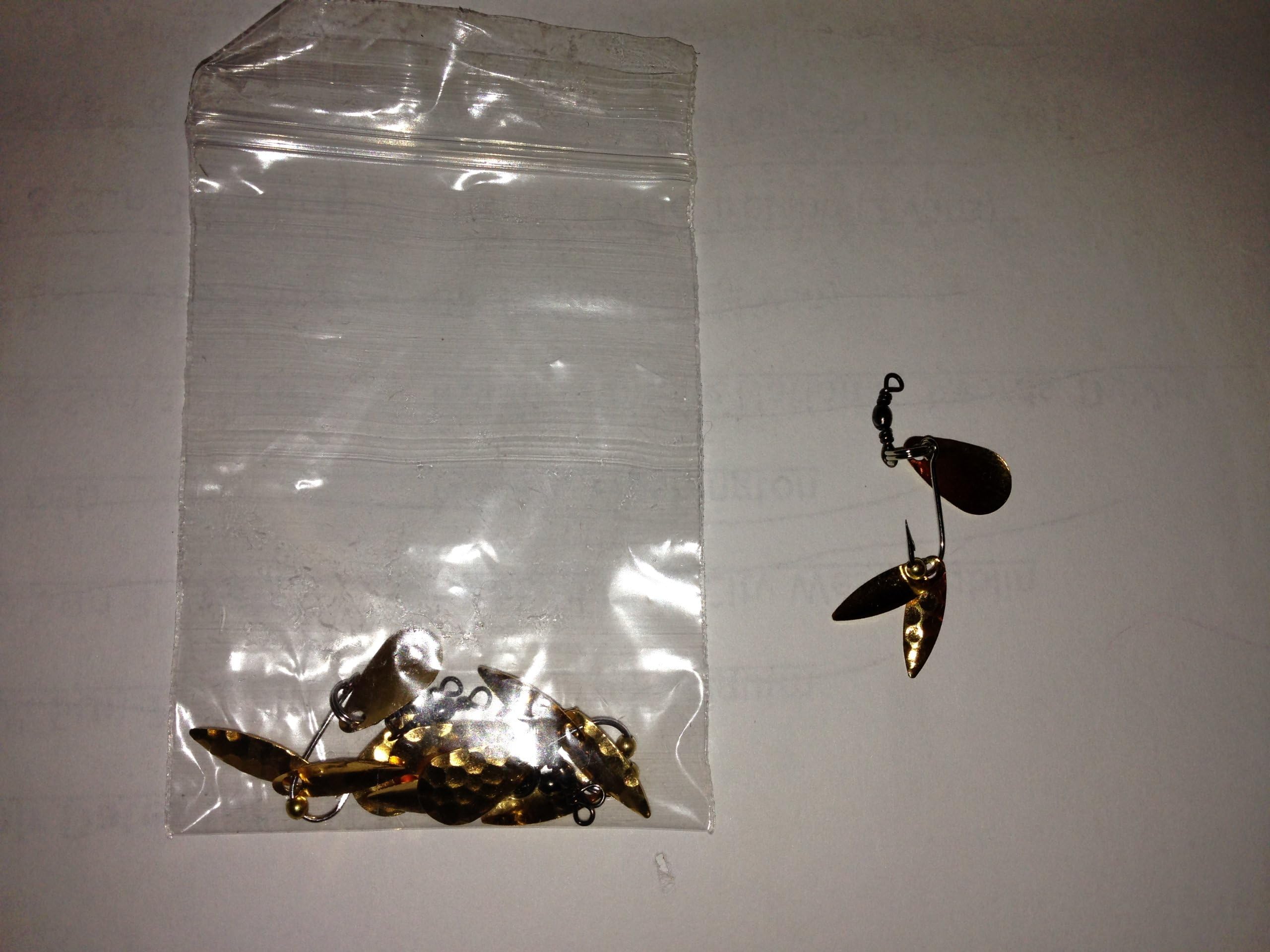 Durham Ranger Flicker Spinners Pack of 5 Size 1 Gold