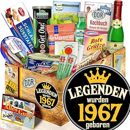 Legenden 1967 52 Geburtstag 53 Geburtstag Ddr Spezialitaten Ostpaket Amazon De Lebensmittel Getranke