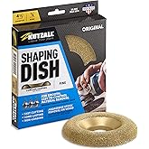 Kutzall Original Shaping Dish - Fine, 4-1⁄2" (114.3mm) Dia. X 7⁄8" (22.2mm) Bore - Woodworking Angle Grinder Attachment for D