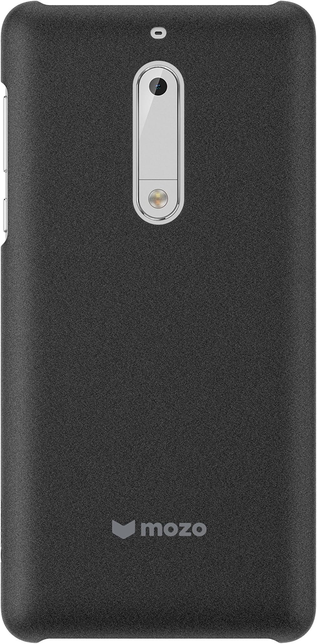 MOZO Ultra Slim Sand Case for Nokia (Nokia 5, Black)
