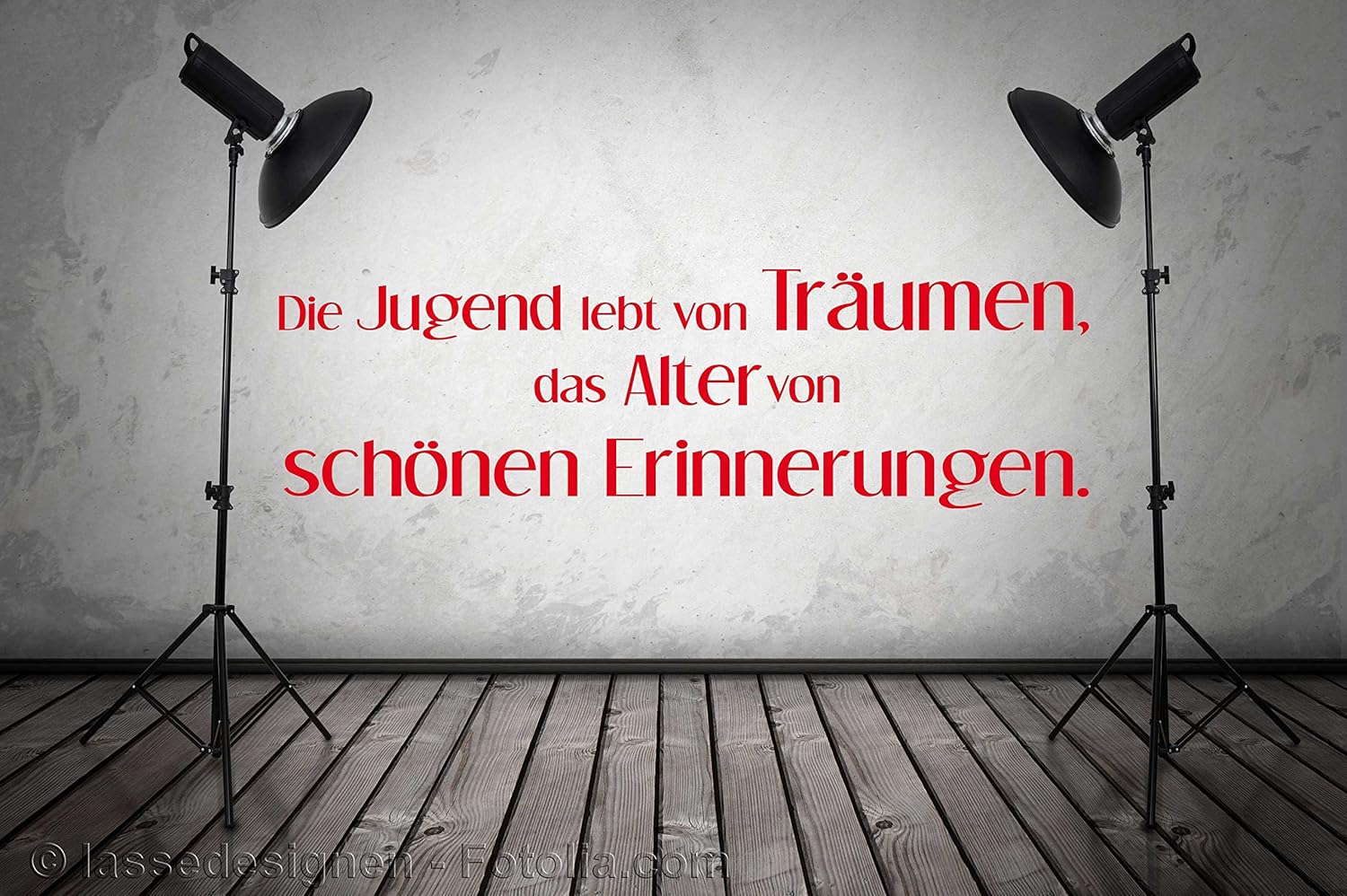 Wandtattoo Sprüche W685 Die Jugend Lebt Von Träumen Das