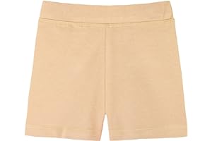 Lilax Girls' Basic Solid Soft Dance Short for Gymnastics or Under Skirts