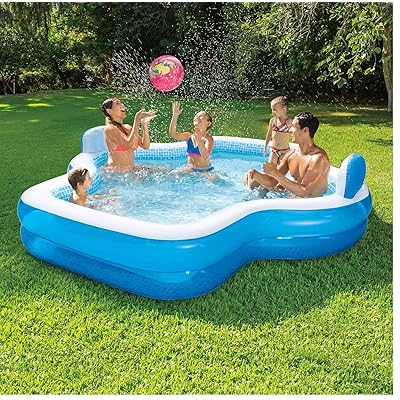 10ft Elegant Family Pool with Inflatable Backrest UK Ubuy