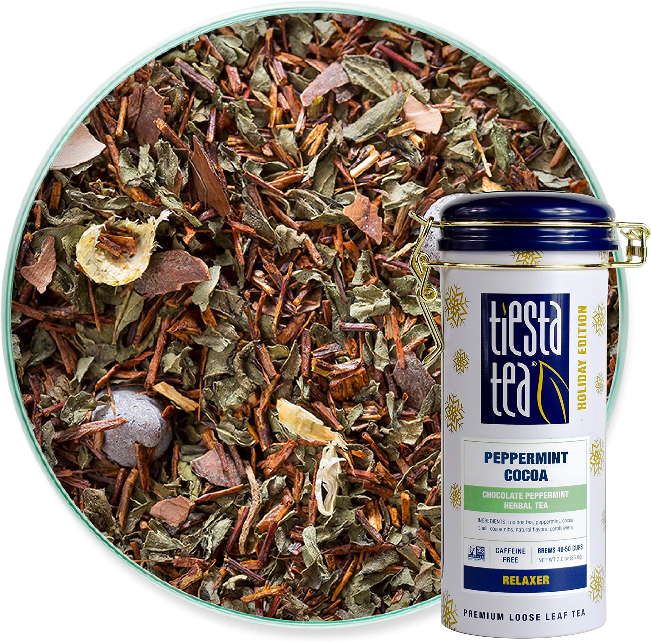 Tiesta Tea Peppermint Cocoa, Loose Leaf Peppermint Rooibos Tea All