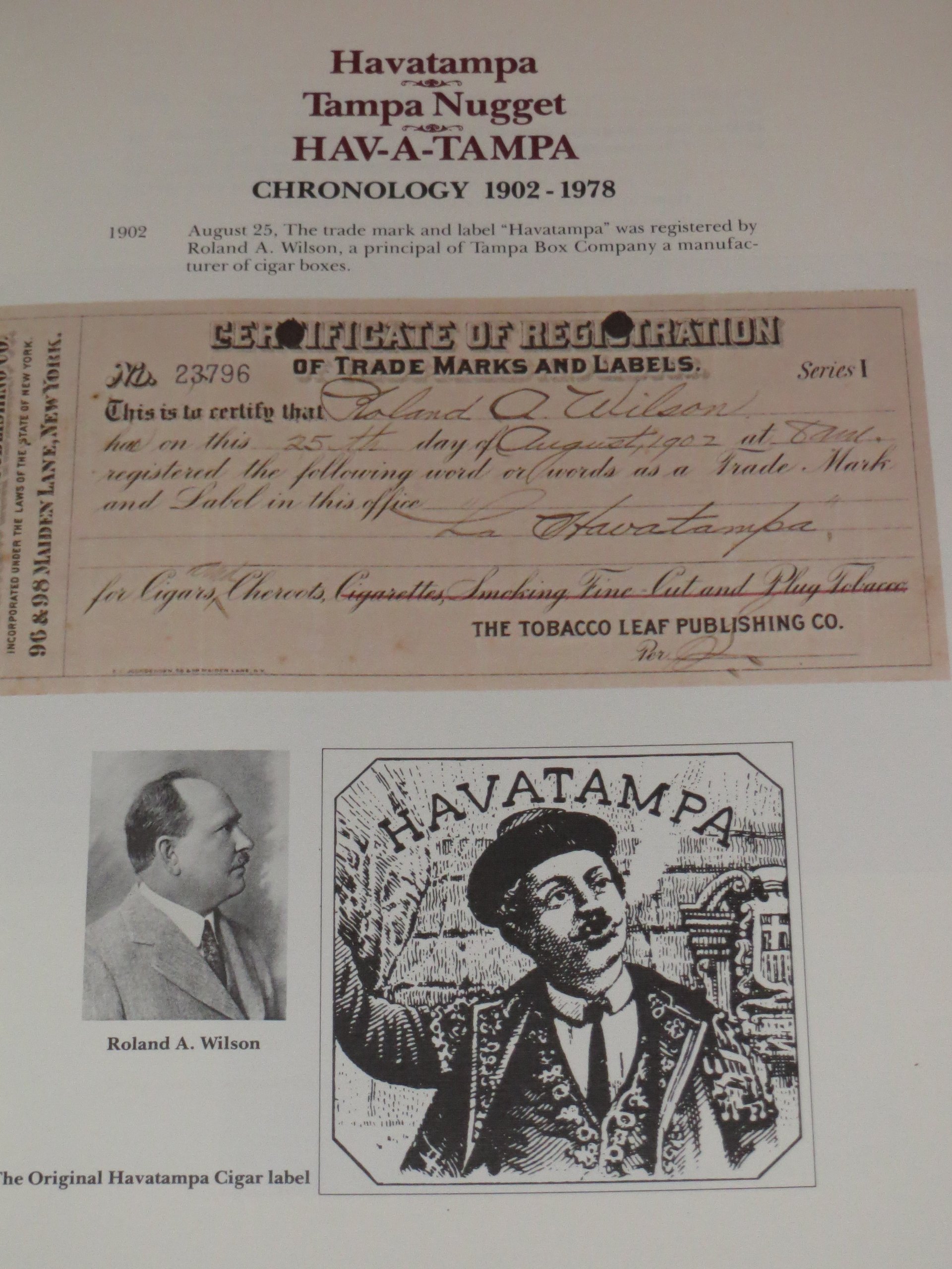 Havatampa Tampa Nugget Hav A Tampa Cigars History Of The Names