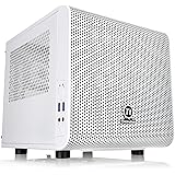 Amazon Com Thermaltake Core V21 Spcc Micro Atx Mini Itx Cube Gaming Computer Case Chassis Small Form Factor Builds 0mm Front Fan Pre Installed Ca 1d5 00s1wn 00 Black Computers Accessories