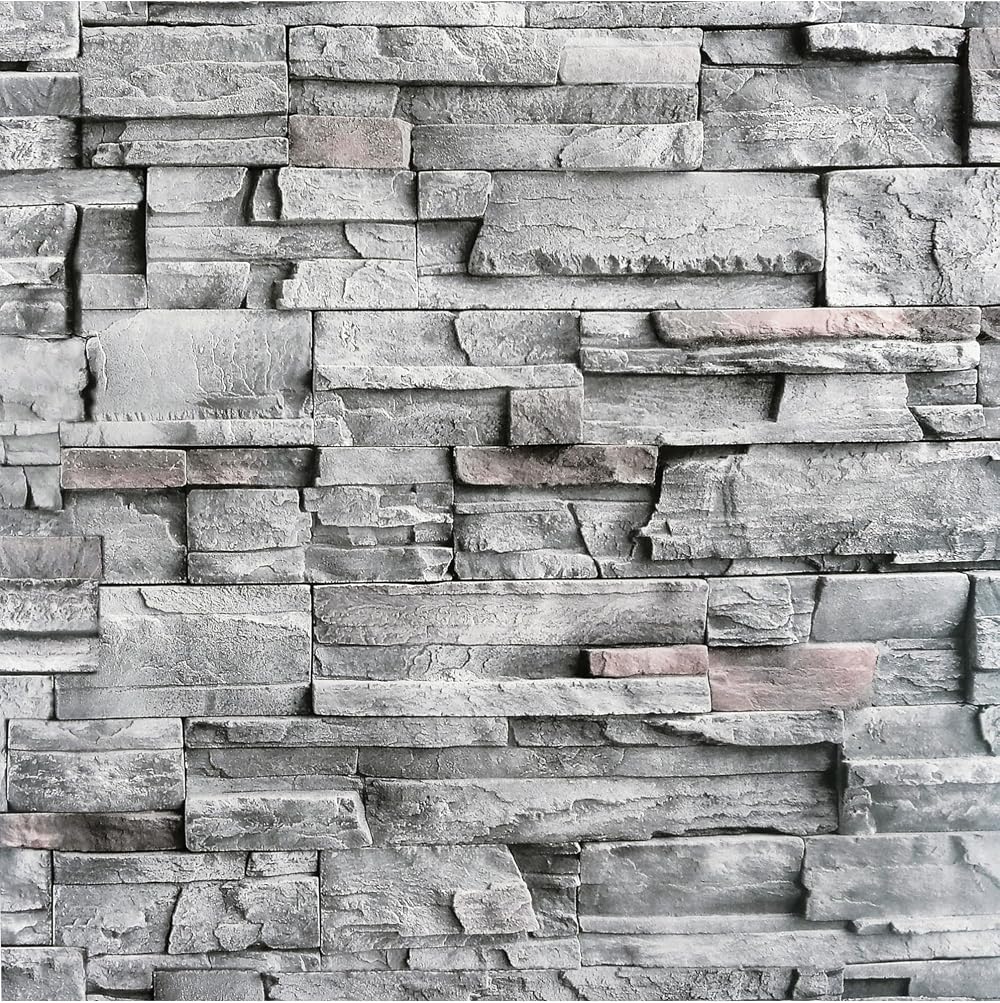 Arthouse Slate Wall Grey Wallpaper