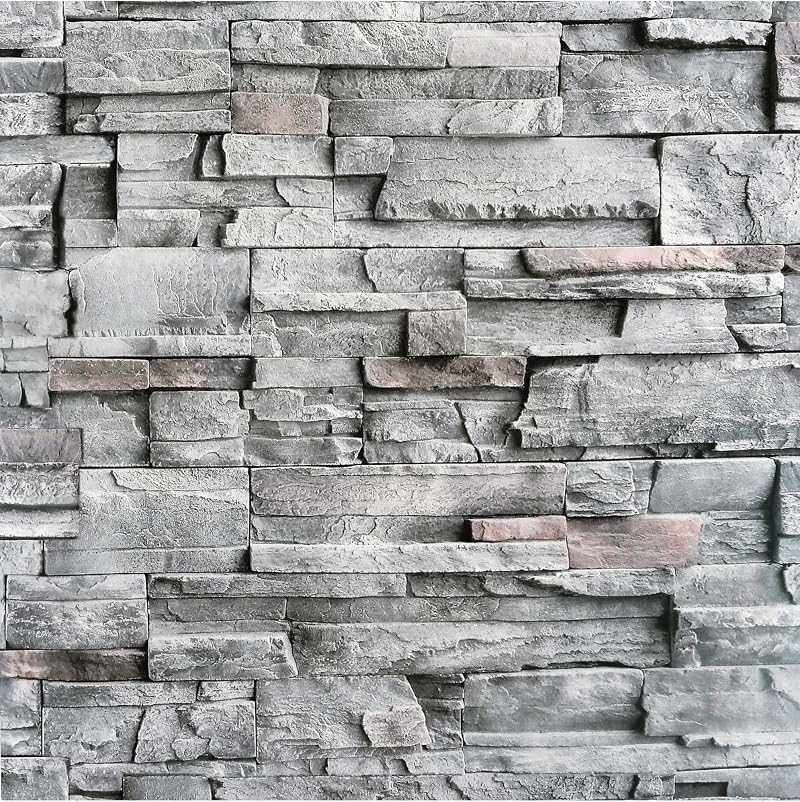 Arthouse Slate Wall Grey Wallpaper