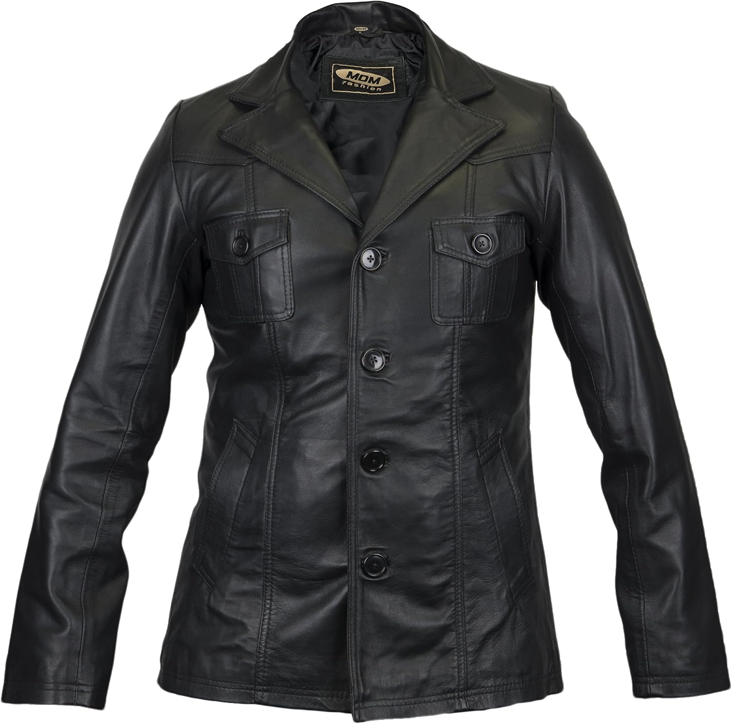 MDM Men's Jacket Black Black Amazon.co.uk Clothing