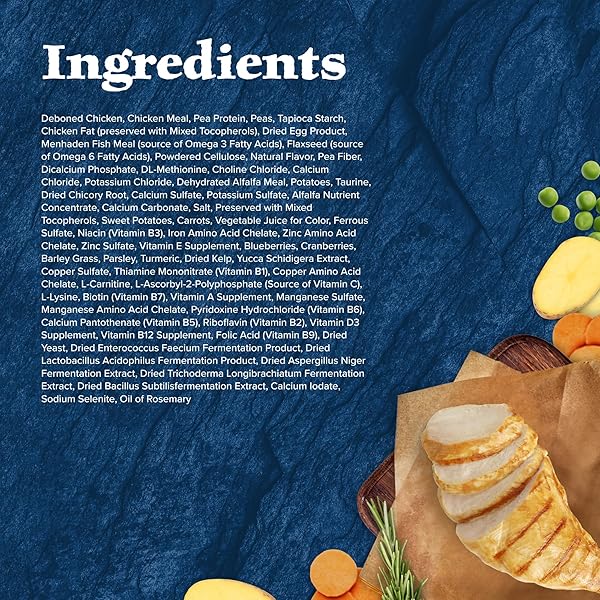 BLUE BUFFALO WILDERNESS NATURE’S EVOLUTIONARY DIET HIGH-PROTEIN, GRAIN-FREE NATURAL DRY FOOD FOR ADULT CATS, CHICKEN, 11-LB. BAG