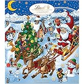 Lindt Kids Christmas Assorted Milk Chocolate Advent Calendar, 128 Grams