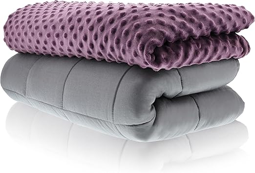 Amazon.com: Sonno Zona Weighted Blanket Adult Size - Blanket with Cover