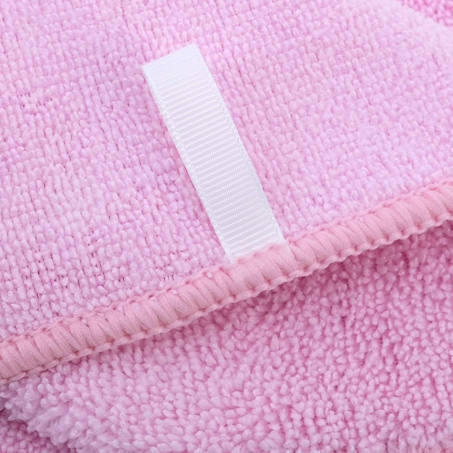 POLYTE Premium Hypoallergenic Gentle Microfibre Baby Washcloth, 25 x 25 cm, 6 Pack, Light Blue, Green, Pink - Image 4