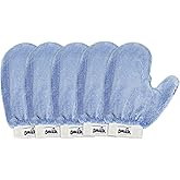 CleanAide Microfiber Terry Weave Dusting &amp; Polishing Mitt, Lint-Free, Scratch-Free, Ultra-Soft, for Home Cleaning &amp; Auto Detailing, 5-Pack