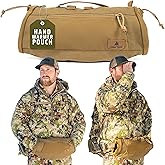 Lone Trail Hunting Hand Warmer Pouch, Hiking, and Camping with 500D Water Repellent Exterior - Hand Muff Hunting Gear 9oz Ultra Light and Adjustable, Sherpa Fleece